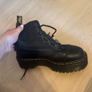 Dr. Martens Black Combat Boots